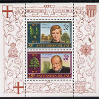 Ascension 1974 Churchill Birth Centenary m/sheet unmounted mint (SG MS 184)