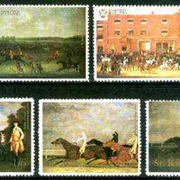 St Kilda 1969 Painting of Horses perf set of 5 values only (5d, 1s, 1s6d, 2s6d & 5s) unmounted mint*