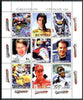 Turkmenistan 1999 Formula 1 Drivers perf sheetlet containing set of 9 values unmounted mint