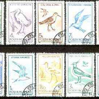 Rumania 1991 Water Birds set of 10 fine cds used, SG 5323-32, Mi 4642-51*