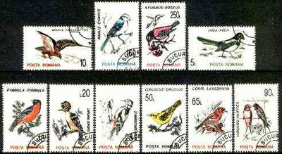 Rumania 1993 Birds set of 10 fine cds used, SG 5510-19, Mi 4875-86*
