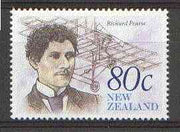 New Zealand 1990 Richard Pearce 80c (Inventor) from Heritage set 5th issue unmounted mint, SG 1551