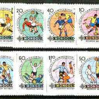 Mongolia 1982 Football World Cup Championships complete set of 8, unmounted mint SG 1439-46*