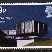 Great Britain 1971 British Architecture 9p (Essex University) unmounted mint with phosphor omitted (SG 893a)
