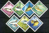 Mongolia 1975 Fishes complete diamond shaped set of 7, unmounted mint 933-39*