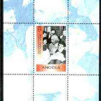 Angola 1999 Albert Einstein (with children) perf souvenir sheet unmounted mint