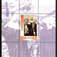 Angola 1999 Marilyn Monroe perf souvenir sheet unmounted mint