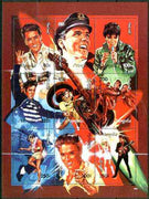 Mongolia 1995 Elvis (Scenes from his films) sheetlet containing 9 values unmounted mint SG 2521-29
