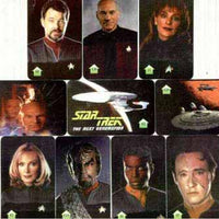 Telephone Card - Star Trek - Next Generation set of 10 phone cards (2 x £1, 2 x £2, 2 x £5, £10, £15 & 2 x £20)