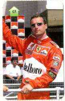 Telephone Card - Eddie Irvine £5 phone card (Eddie on winner's rostrum) Limited Edition of just 500 cards