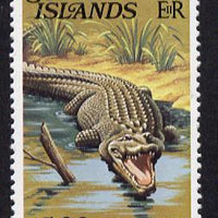 Solomon Islands 1979 Crocodile $5 (without imprint) unmounted mint from Reptiles def set SG 403A