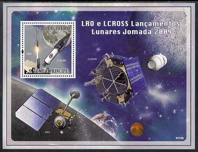 St Thomas & Prince Islands 2009 Space perf s/sheet unmounted mint