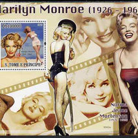 St Thomas & Prince Islands 2009 Marilyn Monroe perf s/sheet unmounted mint