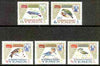Yemen - Royalist 1965 Birds set of 5 unmounted mint, SG R72-76