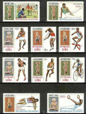 Guinea - Conakry 1969 Mexico Olympics complete set of 10 unmounted mint, SG 674-83, Mi 512-21*