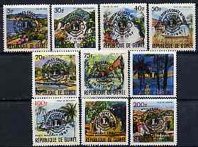 Guinea - Conakry 1967 50th Anniversary of Lions International set of 10 unmounted mint, SG 613-22, Mi 447-56*