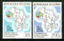 Guinea - Conakry 1970 River Riparian States set of 2 unmounted mint, SG 717-18, Mi 559-60*