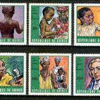Guinea - Conakry 1970 Campaign against Smallpox & Measles perf set of 6 unmounted mint, SG 711-16, MI 553-58*