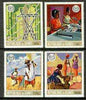 Guinea - Conakry 1969 50th Anniversary of ILO perf set of 4 unmounted mint, SG 707-10, Mi 549-52*