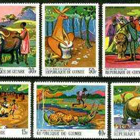 Guinea - Conakry 1968 Paintings of African Legends #2 perf set of 6 unmounted mint, SG 651-56, Mi 487-92*
