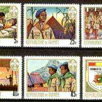 Guinea - Conakry 1969 Pioneer Youth Organisation (Scouts) set of 6 unmounted mint, SG 693-98, Mi 536-41*