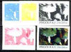 Angola 1999 Fungi 250,000k from Flora & Fauna def set, the set of 5 imperf progressive colour proofs comprising the four individual colours plus completed design (all 4-colour composite) 5 proofs unmounted mint