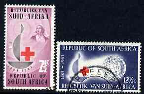 South Africa 1963 Centenary of Red Cross set of 2 fine used SG 225-6