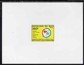 Mali 1984 10th Anniversary of Economic Community die proof of 350f,on plain card as SG 1051