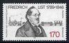 Germany - West 1989 Birth Cent of Friedrich List (Economist) unmounted mint SG 2285