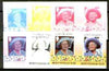 Montserrat 1985 Life & Times of HM Queen Mother $1.50 se-tenant pair, the set of 6 imperf progressive proofs comprising the 4 individual colours 2 and all 4-colour composites (completed design) as SG 642a