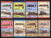 Tuvalu - Nui 1988 Locomotives #4 (Leaders of the World) set of 16 unmounted mint