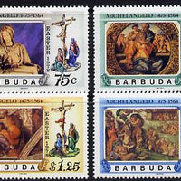 Barbuda 1978 Easter works by Michelangelo set of 4 unmounted mint, SG 390-3