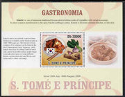 St Thomas & Prince Islands 2009 Dishes of the World - Kimchi perf s/sheet (English Text) unmounted mint