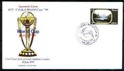 Nepal 1999 ICC Cricket World Cup illustrated cover with special cancellation