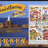 Jersey 1990 Festival of Tourism m/sheet fine cto used, SG 526