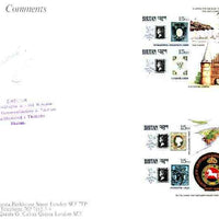 Bhutan 1990 150th Anniversary of Penny Black - SMS Emden & Postillion imperf m/sheets mounted in Folder entitled 'Your Proofs from the House of Questa', signed and approved by Director PTT, exceptionally rare ex Government archives