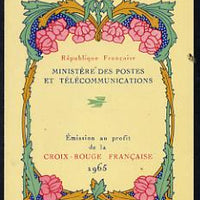 France 1965 Red Cross Booklet (Works by Renoir) complete and pristine, SG XSB15