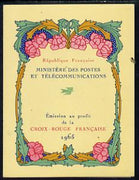 France 1965 Red Cross Booklet (Works by Renoir) complete and pristine, SG XSB15