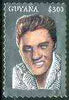 Guyana 1995 Elvis Presley 60th Birthday $300 embossed in silver foil (perf) unmounted mint