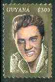 Guyana 1995 Elvis Presley 60th Birthday $300 embossed in gold foil (perf) unmounted mint