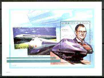 Senegal 1999 Railways of the World perf souvenir sheet (2,000f value) unmounted mint