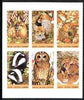 Batum 1996 Garden Animals imperf sheetlet containing complete set of 6 values unmounted mint
