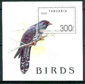 Tanzania 1992 Birds perf m/sheet (Cuckoo) unmounted mint, SG MS 1360