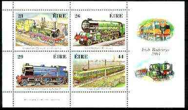 Ireland 1984 150th Anniversary of Irish Railways m/sheet unmounted mint, SG MS 581