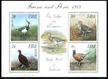Ireland 1989 Game Birds m/sheet unmounted mint, SG MS 737