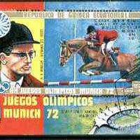 Equatorial Guinea 1972 Munich Olympics (H G Winkler) perf m/sheet fine cto used, Mi BL 13