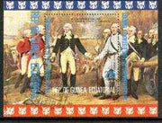 Equatorial Guinea 1976 USA Bicentenary (General Gates) perf m/sheet fine cto used