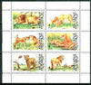 Adjaria 1999 Big Cats sheetlet containing complete set of 6 values unmounted mint