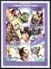Togo 1999 Star Wars 'The Empire Strikes back' perf sheetlet containing 9 values, unmounted mint