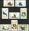 Mongolia 1990 The Giant Panda complete set of 8 unmounted mint, SG 2129-36*